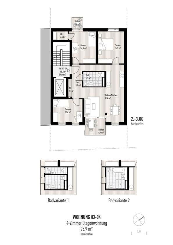 4 bedroom flat for sale, 96 m², Parkstraße 68, Berlin, Berlin 4 bedroom flat for sale, 96 m², Parkstraße 68, Berlin, Berlin