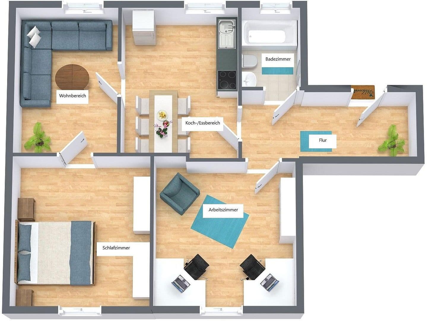 3 bedroom flat to rent, 70 m², Friedrich-Ebert-Straße 11, Kirn, Rhineland-Palatinate 3 bedroom flat to rent, 70 m², Friedrich-Ebert-Straße 11, Kirn, Rhineland-Palatinate