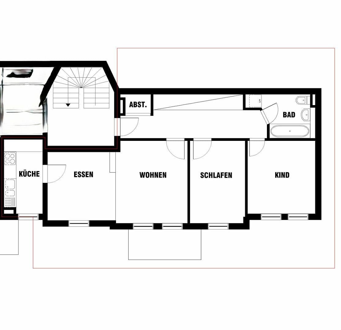 4 bedroom flat to rent, 85 m², Steinau an der Straße, Hesse 4 bedroom flat to rent, 85 m², Steinau an der Straße, Hesse