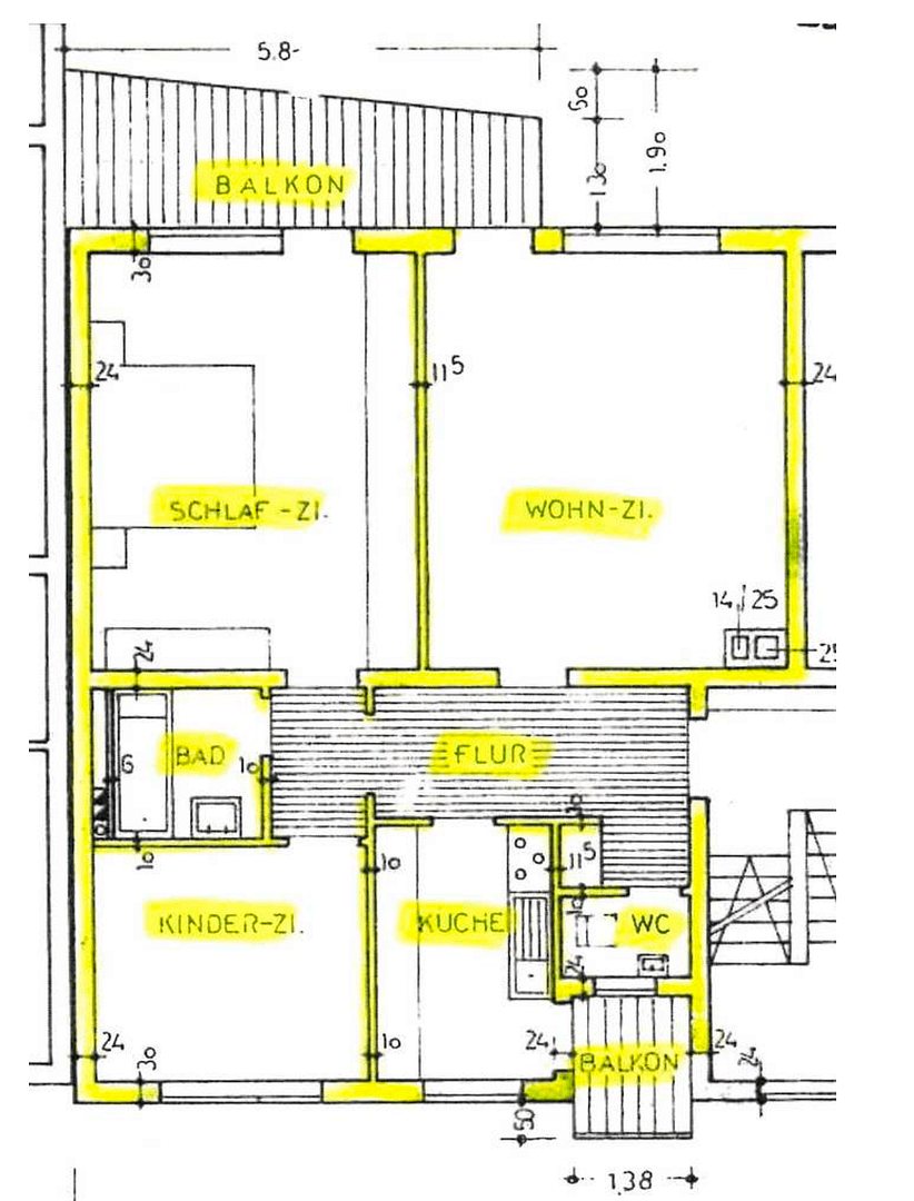 3 bedroom flat to rent, 76 m², Stuttgart, Baden-Württemberg 3 bedroom flat to rent, 76 m², Stuttgart, Baden-Württemberg