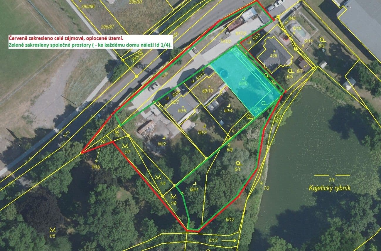 plot for sale, 887 m², Kojetice, Středočeský Region plot for sale, 887 m², Kojetice, Středočeský Region