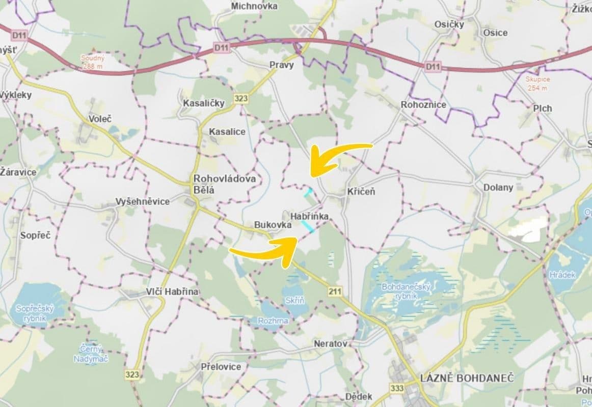 plot for sale, 28,126 m², Bukovka, Pardubický Region plot for sale, 28,126 m², Bukovka, Pardubický Region