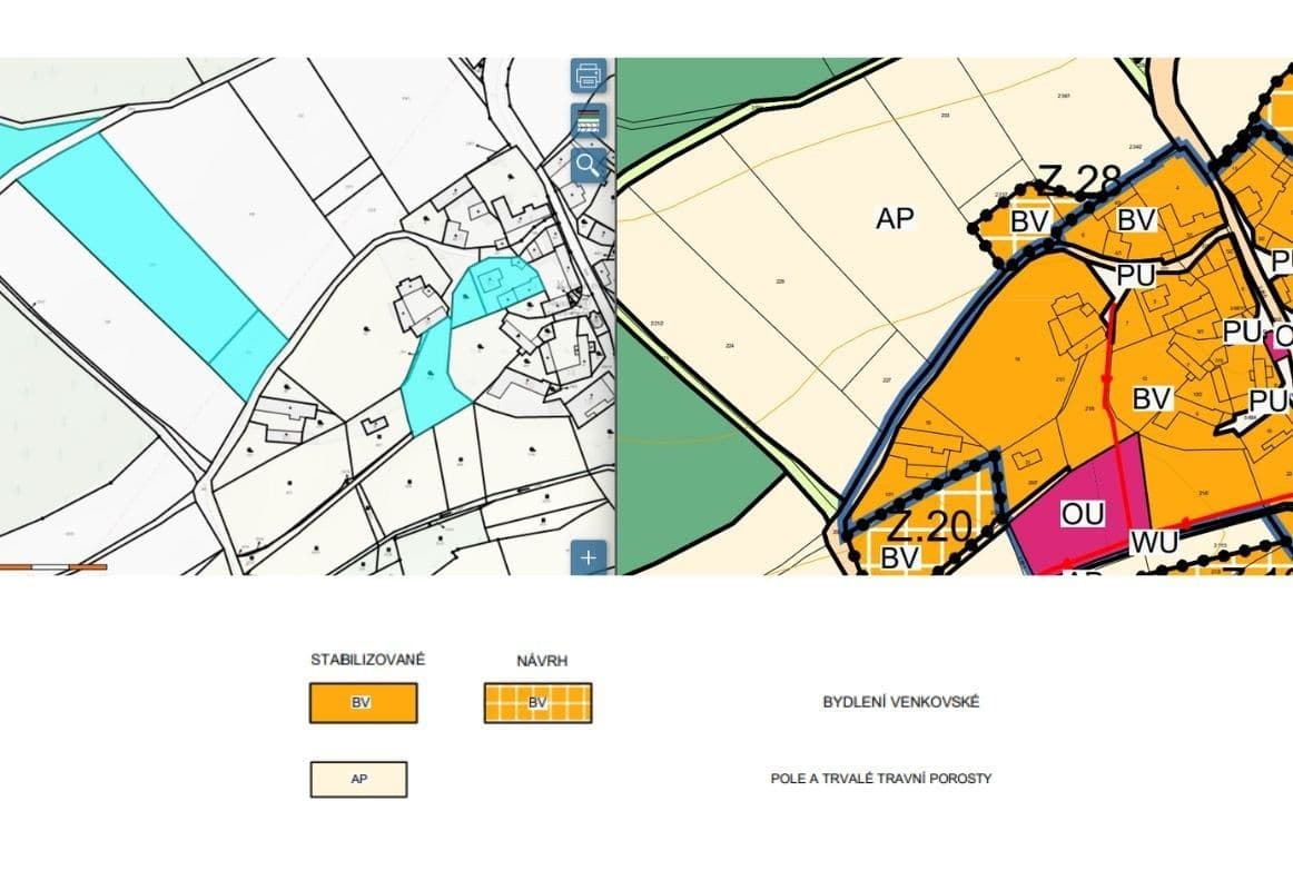 plot for sale, 438 m², Hrazany, Jihočeský Region plot for sale, 438 m², Hrazany, Jihočeský Region