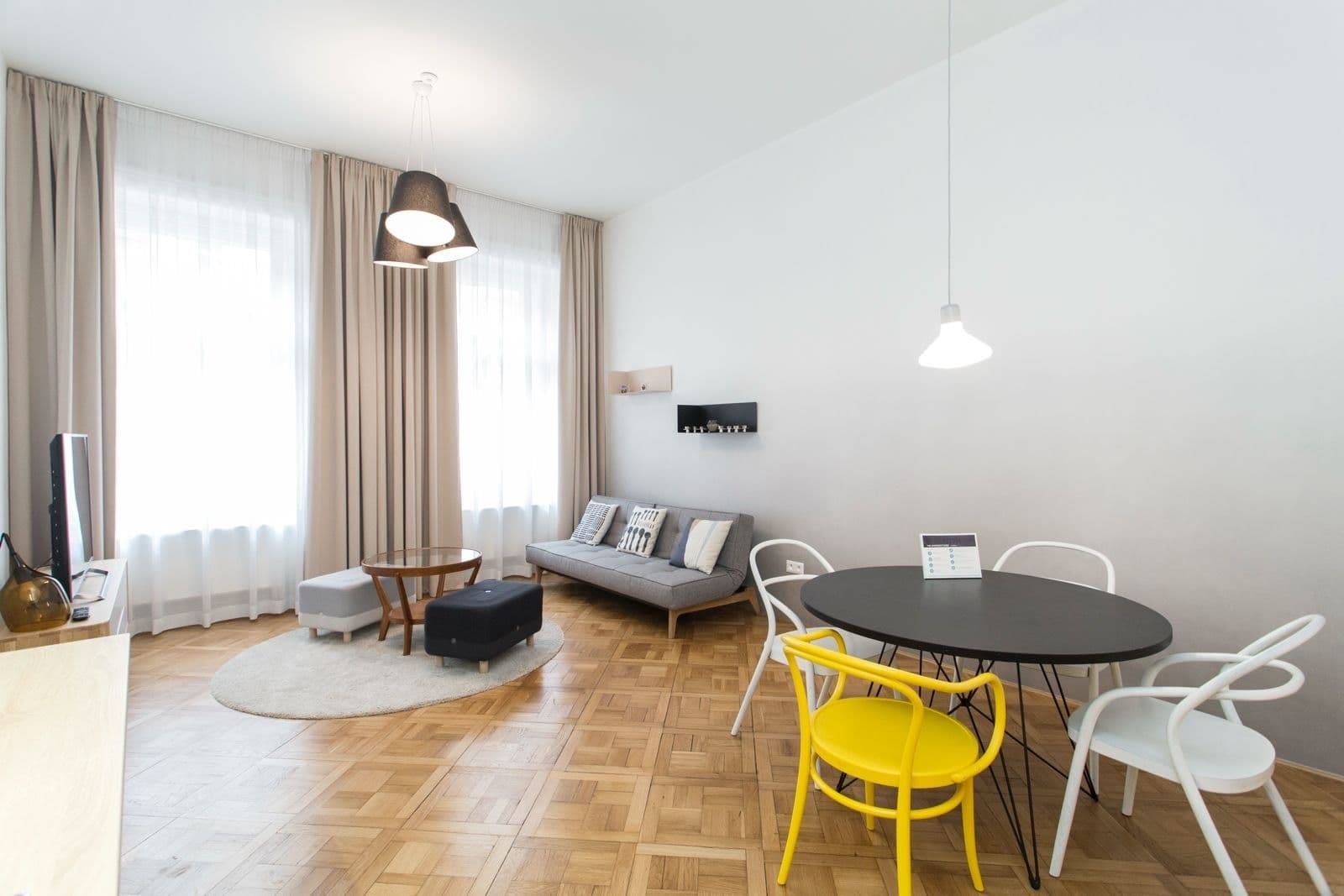 1 bedroom with open-plan kitchen flat to rent, 58 m², Na Poříčí, Prague, Prague 1 bedroom with open-plan kitchen flat to rent, 58 m², Na Poříčí, Prague, Prague