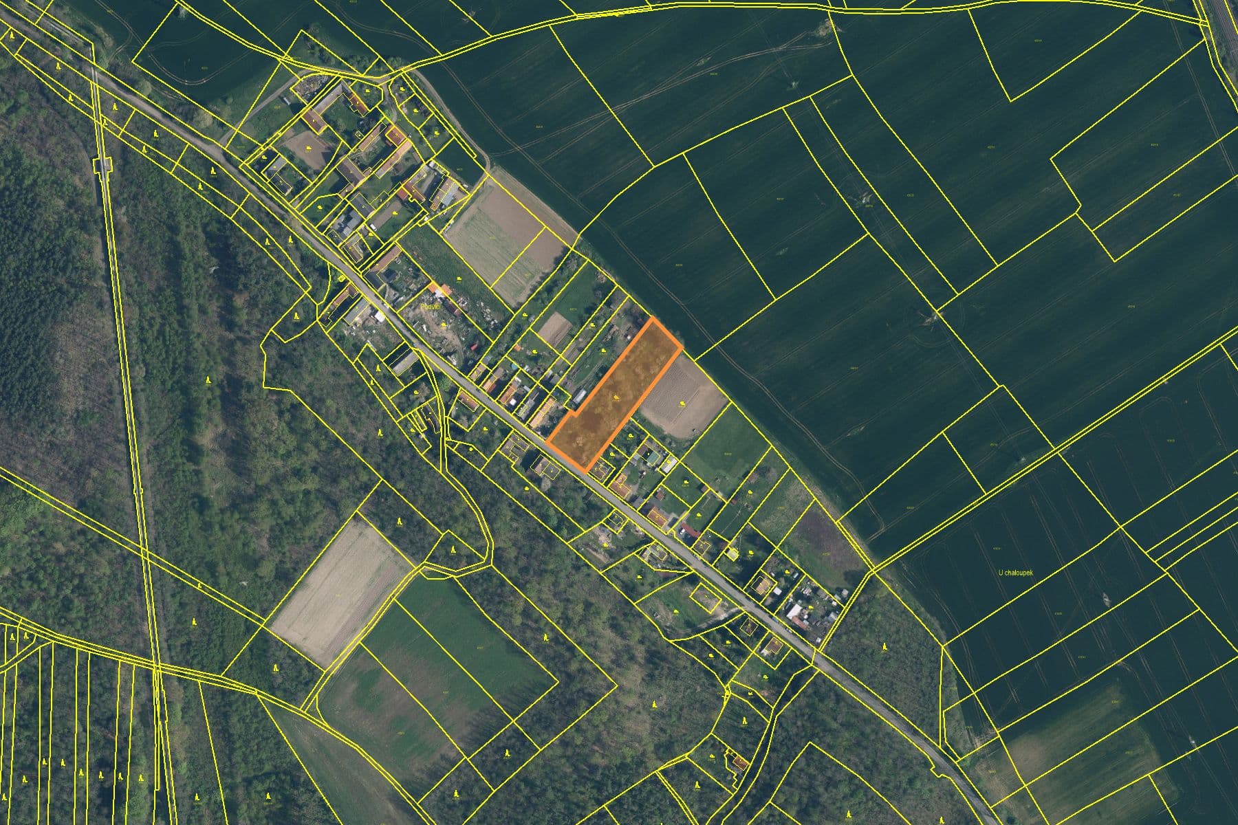 plot for sale, 3,823 m², Dolní Beřkovice, Středočeský Region plot for sale, 3,823 m², Dolní Beřkovice, Středočeský Region