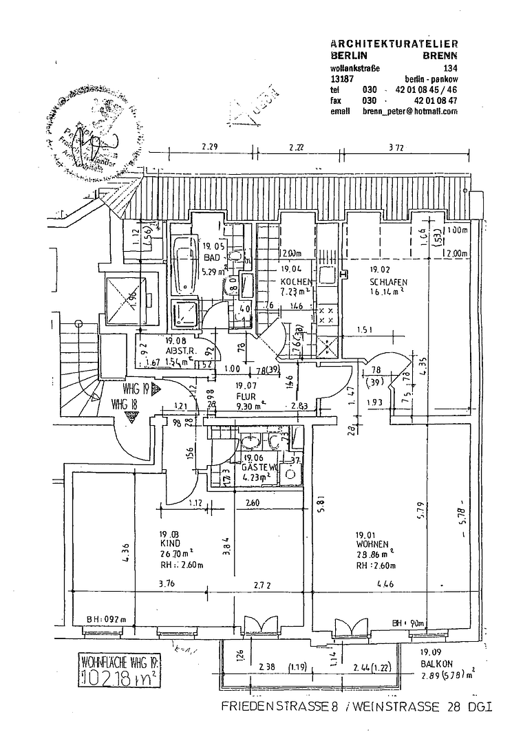 3 bedroom flat for sale, 102 m², Friedenstr 8, Berlin, Berlin 3 bedroom flat for sale, 102 m², Friedenstr 8, Berlin, Berlin