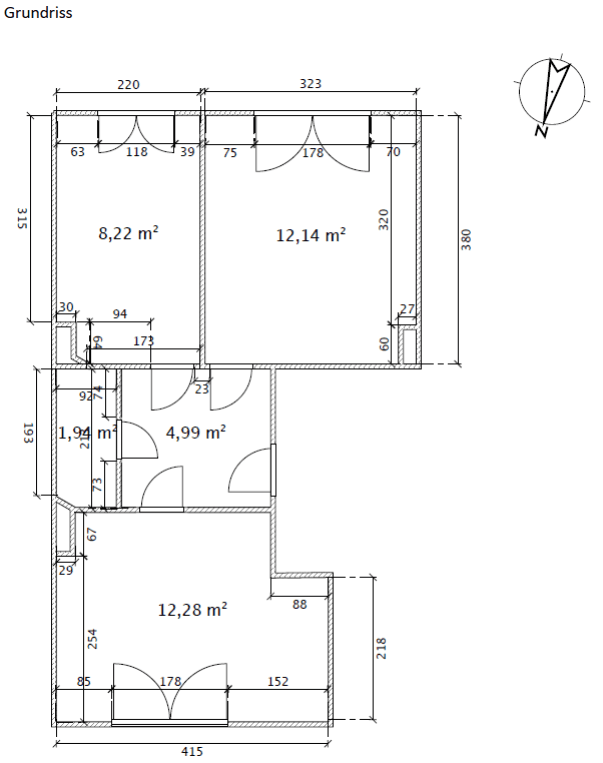 2 bedroom flat to rent, 44 m², Olgastr. 26, Bremen, Bremen 2 bedroom flat to rent, 44 m², Olgastr. 26, Bremen, Bremen