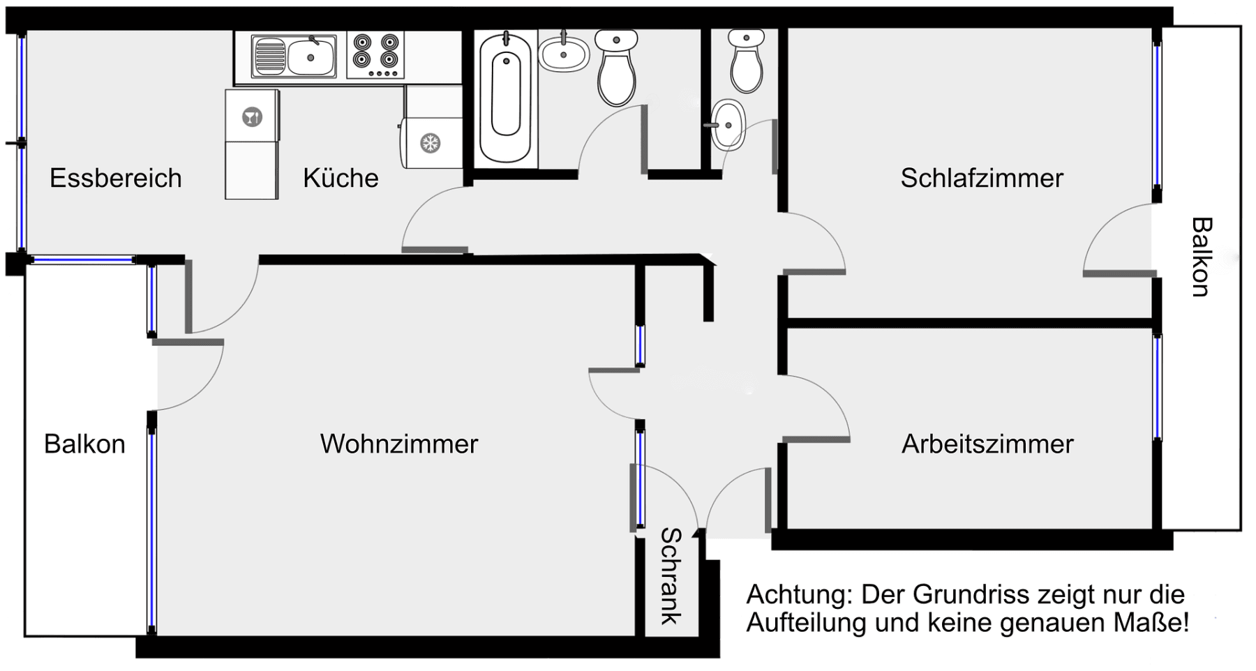 3 bedroom flat to rent, 85 m², Bremen, Bremen 3 bedroom flat to rent, 85 m², Bremen, Bremen
