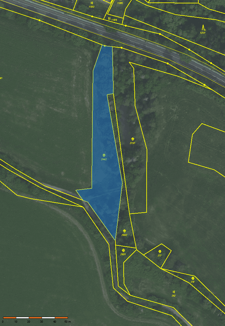 plot for sale, 3,112 m², Obory, Středočeský Region plot for sale, 3,112 m², Obory, Středočeský Region