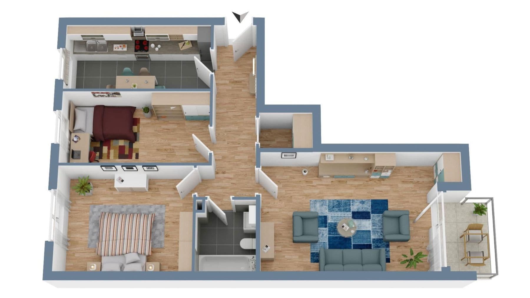 2 bedroom with open-plan kitchen flat for sale, 75 m², Essen, North Rhine-Westphalia 2 bedroom with open-plan kitchen flat for sale, 75 m², Essen, North Rhine-Westphalia