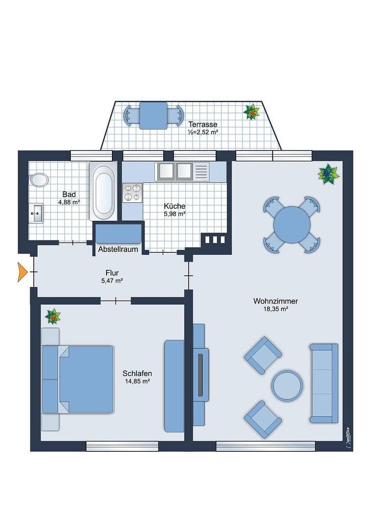 1 bedroom with open-plan kitchen flat to rent, 52 m², Haltern am See, North Rhine-Westphalia 1 bedroom with open-plan kitchen flat to rent, 52 m², Haltern am See, North Rhine-Westphalia