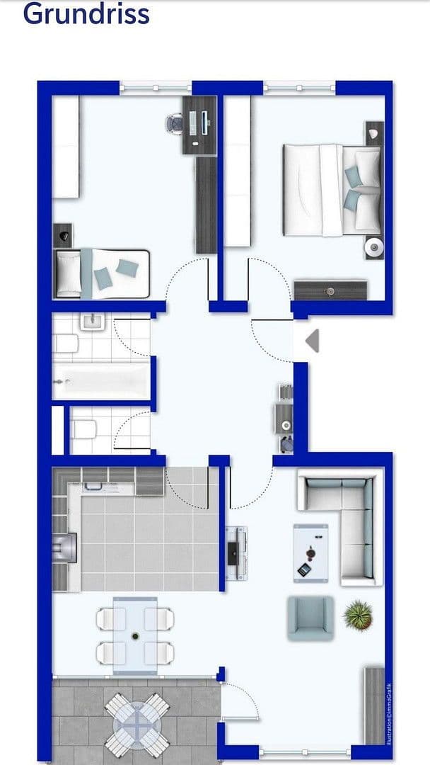2 bedroom with open-plan kitchen flat for sale, 83 m², Umkirch, Baden-Württemberg 2 bedroom with open-plan kitchen flat for sale, 83 m², Umkirch, Baden-Württemberg
