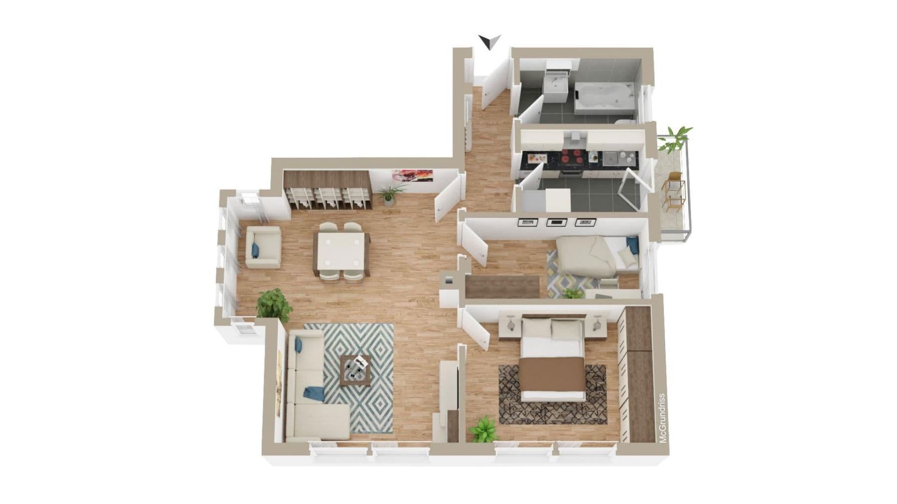 3 bedroom flat to rent, 72 m², Unterhäuserstr. 1, Stuttgart Degerloch, Baden-Württemberg 3 bedroom flat to rent, 72 m², Unterhäuserstr. 1, Stuttgart Degerloch, Baden-Württemberg