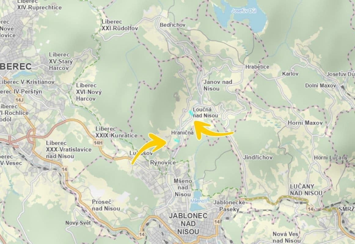 plot for sale, 21,282 m², Janov nad Nisou, Liberecký Region plot for sale, 21,282 m², Janov nad Nisou, Liberecký Region