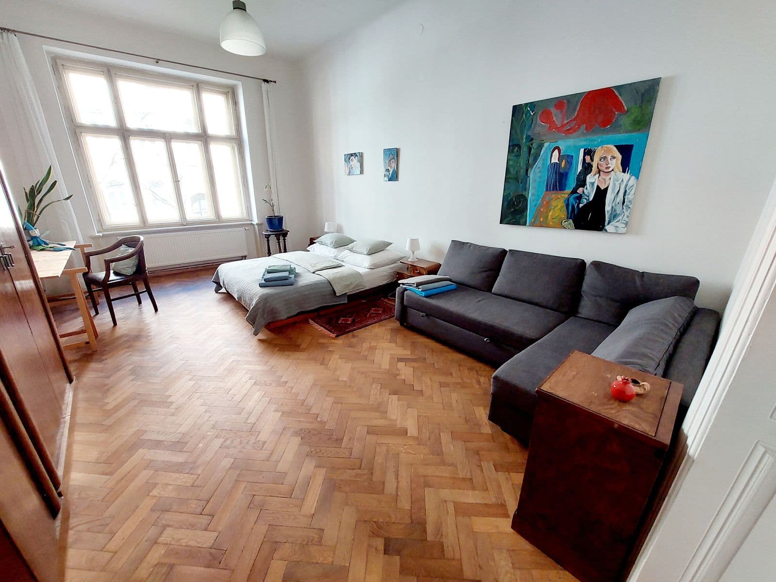 flat to rent, 84 m², Mánesova, Prague, Prague flat to rent, 84 m², Mánesova, Prague, Prague