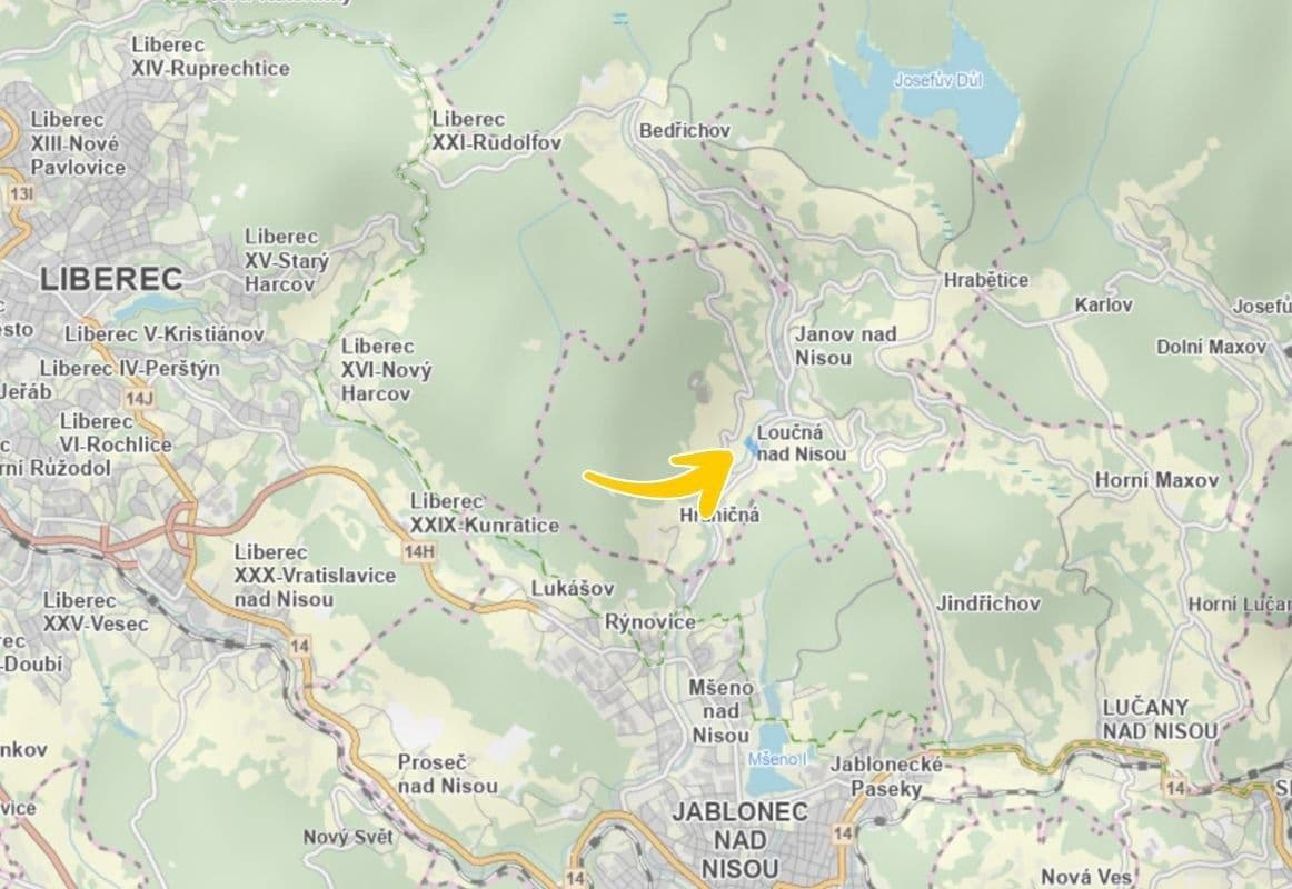 plot for sale, 12,214 m², Janov nad Nisou, Liberecký Region plot for sale, 12,214 m², Janov nad Nisou, Liberecký Region