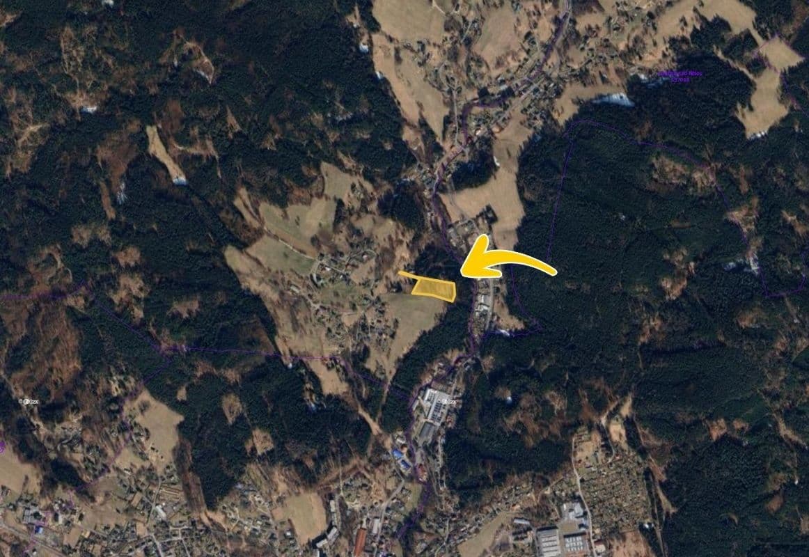 plot for sale, 9,068 m², Janov nad Nisou, Liberecký Region plot for sale, 9,068 m², Janov nad Nisou, Liberecký Region