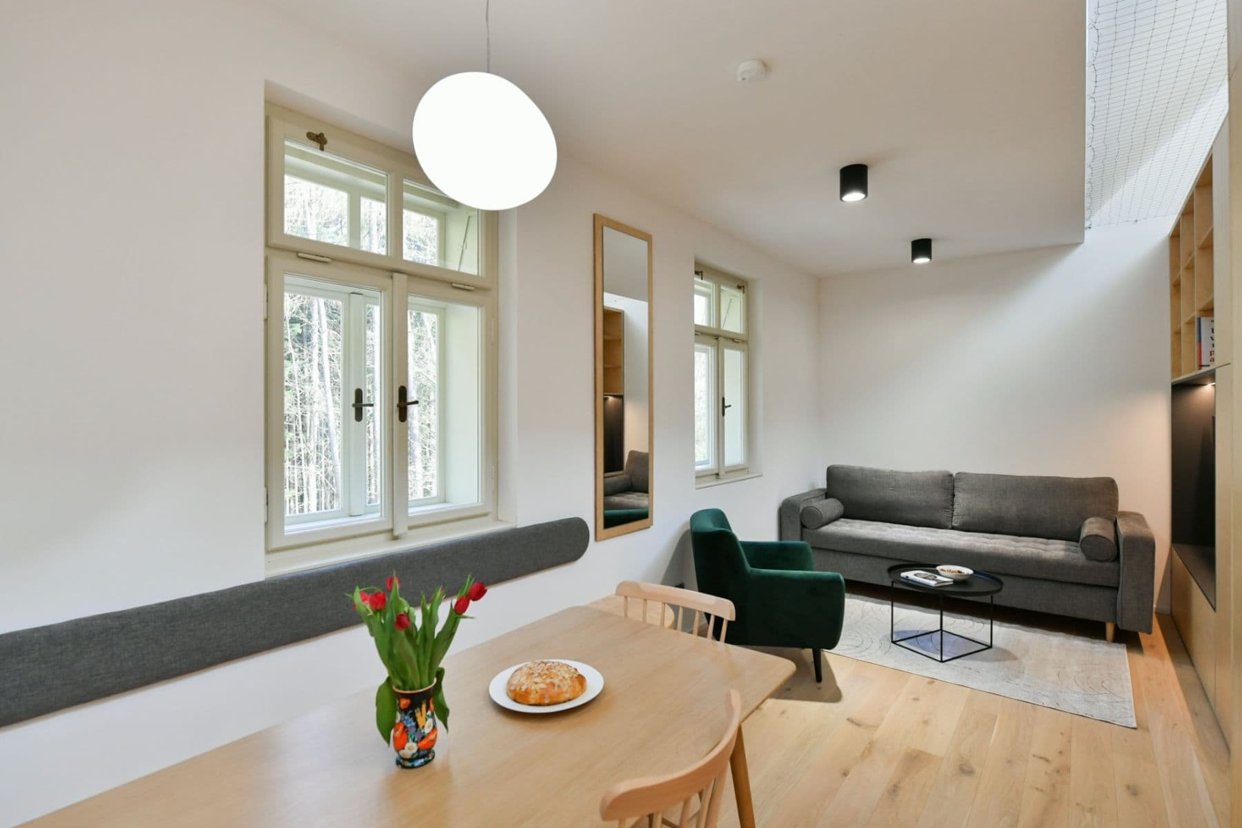 1 bedroom with open-plan kitchen flat to rent, 44 m², Vacov, Jihočeský Region 1 bedroom with open-plan kitchen flat to rent, 44 m², Vacov, Jihočeský Region