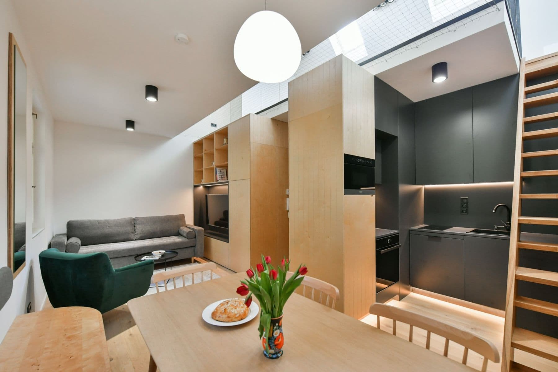 1 bedroom with open-plan kitchen flat to rent, 44 m², Vacov, Jihočeský Region 1 bedroom with open-plan kitchen flat to rent, 44 m², Vacov, Jihočeský Region