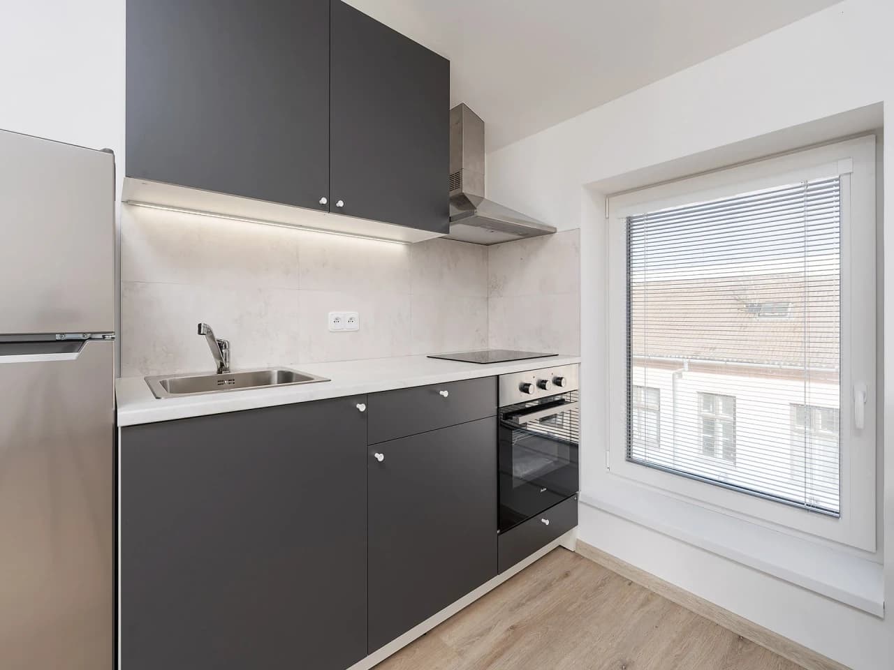 1 bedroom with open-plan kitchen flat to rent, 35 m², Poděbradova, Brno, Jihomoravský Region 1 bedroom with open-plan kitchen flat to rent, 35 m², Poděbradova, Brno, Jihomoravský Region