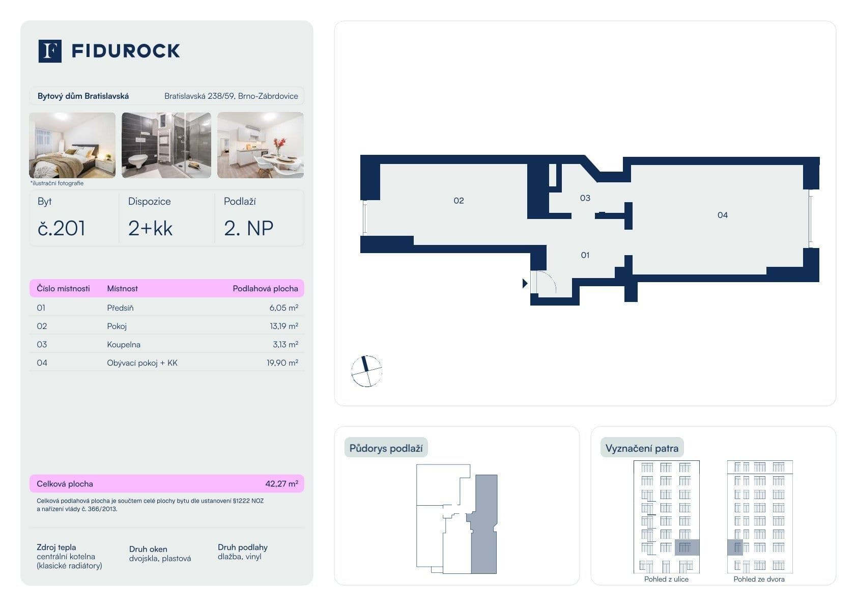 1 bedroom with open-plan kitchen flat for sale, 45 m², Bratislavská, Brno, Jihomoravský Region 1 bedroom with open-plan kitchen flat for sale, 45 m², Bratislavská, Brno, Jihomoravský Region