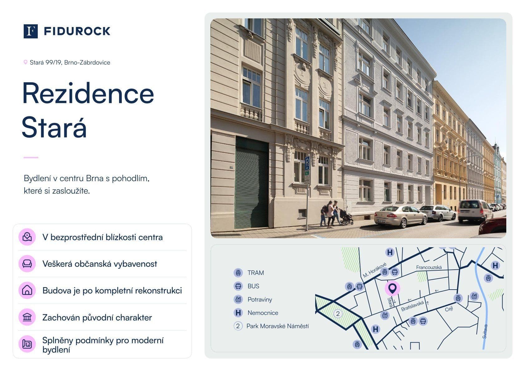 Studio flat for sale, 45 m², Stará, Brno, Jihomoravský Region Studio flat for sale, 45 m², Stará, Brno, Jihomoravský Region