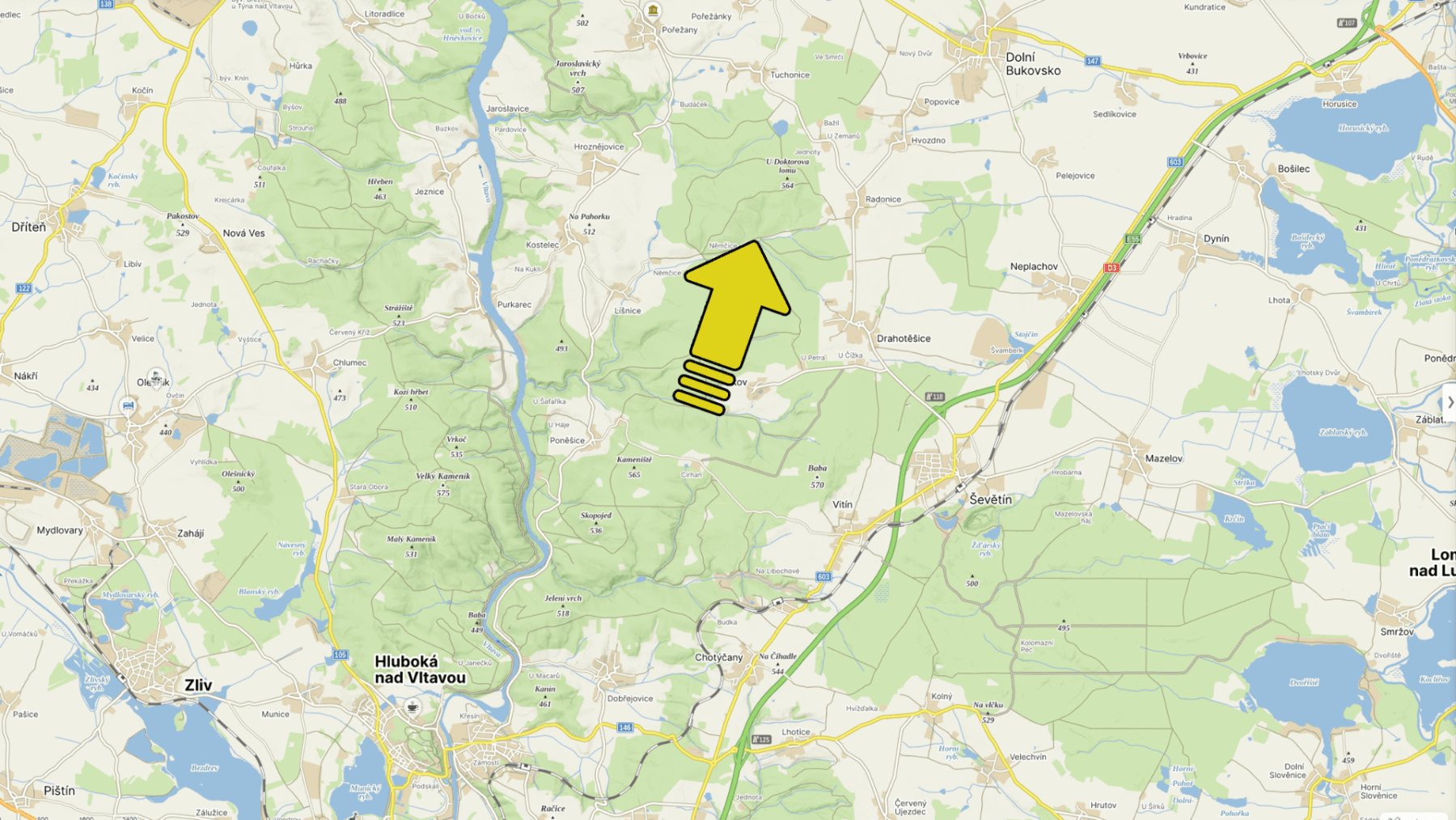 plot for sale, 2,300 m², Hluboká nad Vltavou, Jihočeský Region plot for sale, 2,300 m², Hluboká nad Vltavou, Jihočeský Region