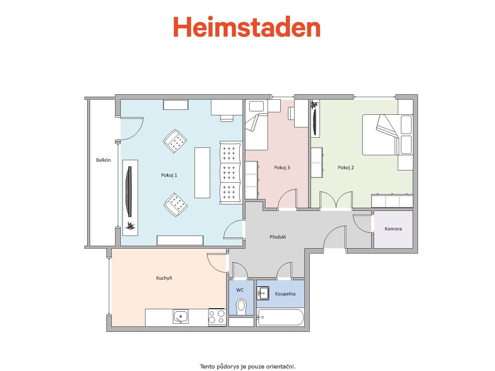 3 bedroom flat to rent, 68 m², Energetiků, Orlová, Moravskoslezský Region 3 bedroom flat to rent, 68 m², Energetiků, Orlová, Moravskoslezský Region