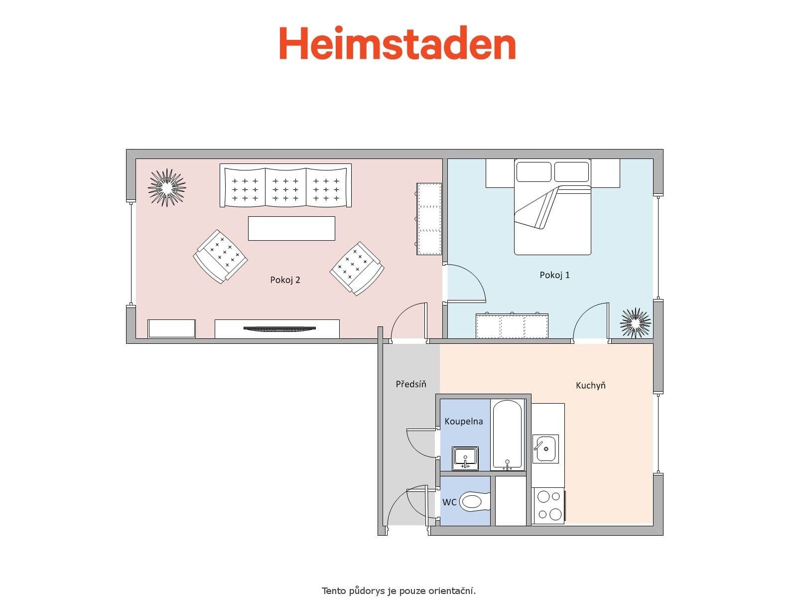 2 bedroom flat to rent, 49 m², Janského, Karviná, Moravskoslezský Region 2 bedroom flat to rent, 49 m², Janského, Karviná, Moravskoslezský Region