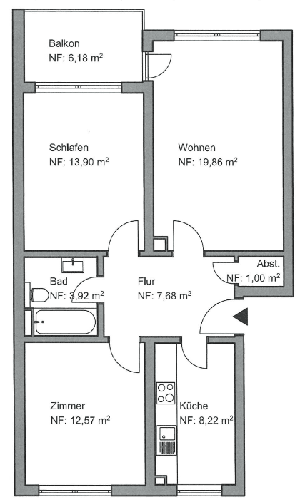 3 bedroom flat for sale, 70 m², Julius-Leber-Straße 9, Bonn, North Rhine-Westphalia 3 bedroom flat for sale, 70 m², Julius-Leber-Straße 9, Bonn, North Rhine-Westphalia