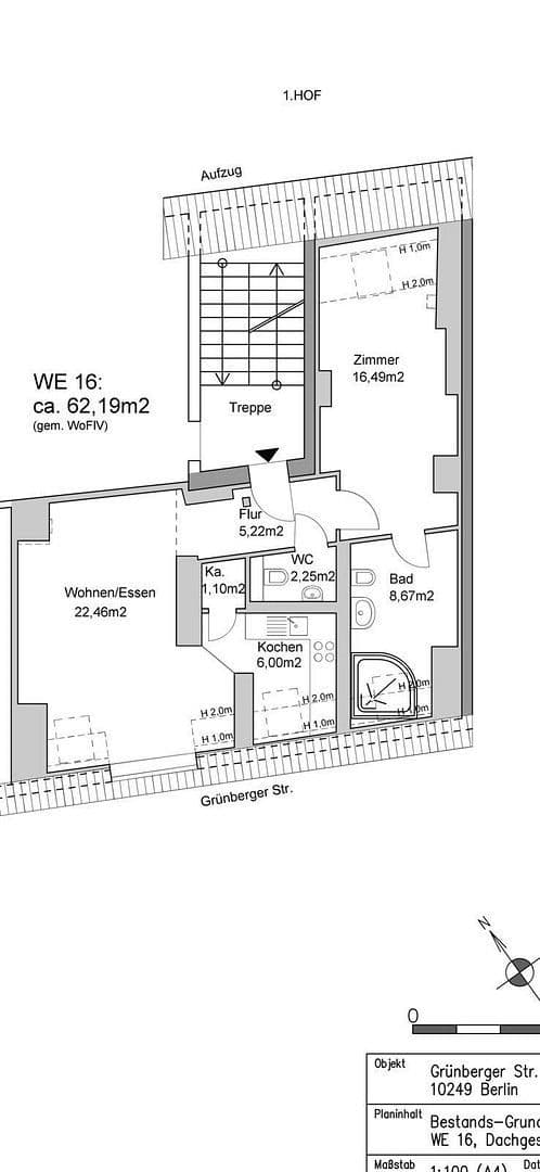 2 bedroom flat for sale, 62 m², Berlin, Berlin 2 bedroom flat for sale, 62 m², Berlin, Berlin