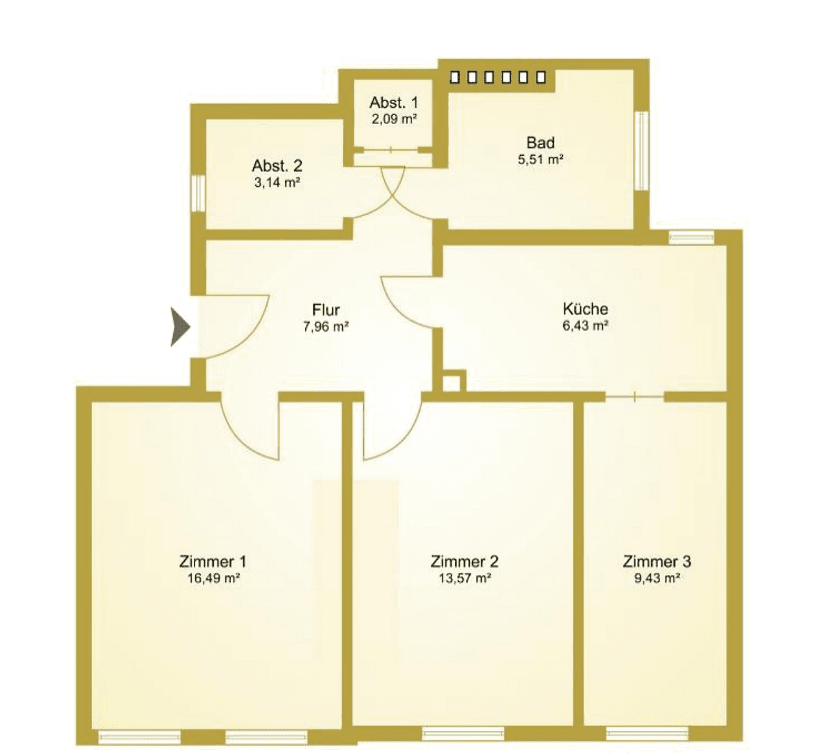 1 bedroom with open-plan kitchen flat for sale, 66 m², Friedrichstraße 5, Hamburg, Hamburg 1 bedroom with open-plan kitchen flat for sale, 66 m², Friedrichstraße 5, Hamburg, Hamburg