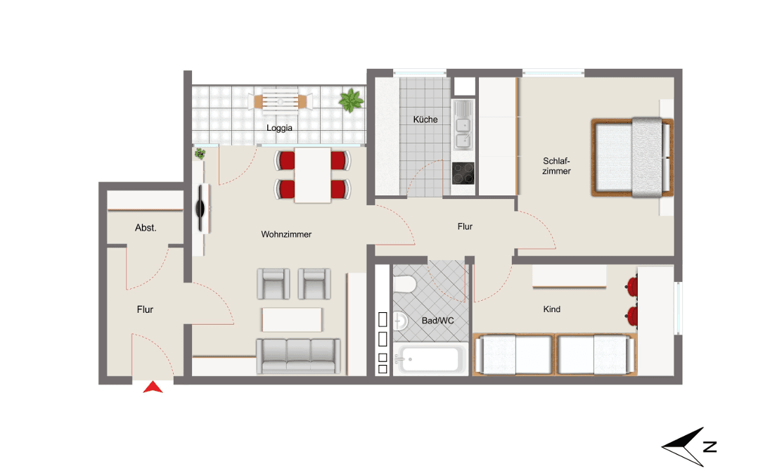 3 bedroom flat to rent, 74 m², Franz-Fackler-Straße 6, München, Bavaria 3 bedroom flat to rent, 74 m², Franz-Fackler-Straße 6, München, Bavaria