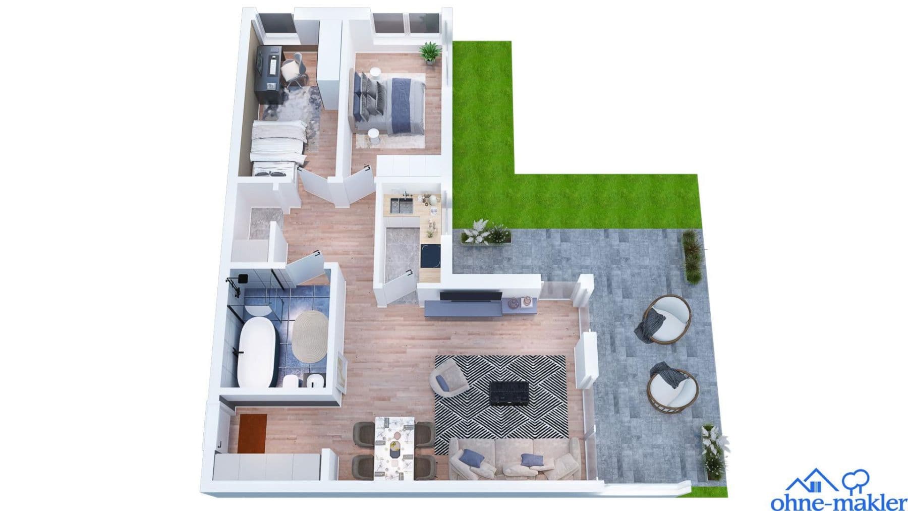 3 bedroom flat for sale, 91 m², Angerweg 12, Gauting, Bavaria 3 bedroom flat for sale, 91 m², Angerweg 12, Gauting, Bavaria