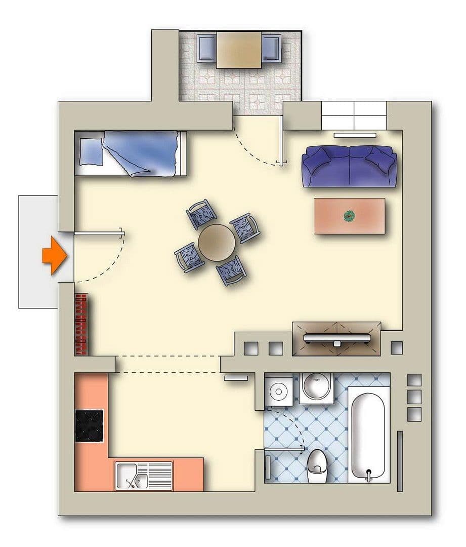 1 bedroom flat to rent, 35 m², Schießgrabenstr. 6, Ausgburg, Bavaria 1 bedroom flat to rent, 35 m², Schießgrabenstr. 6, Ausgburg, Bavaria