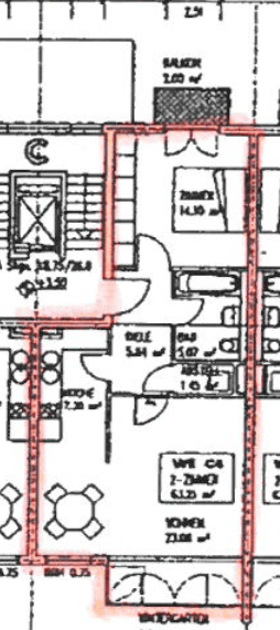 2 bedroom flat to rent, 65 m², Frankfurt am Main, Hesse 2 bedroom flat to rent, 65 m², Frankfurt am Main, Hesse