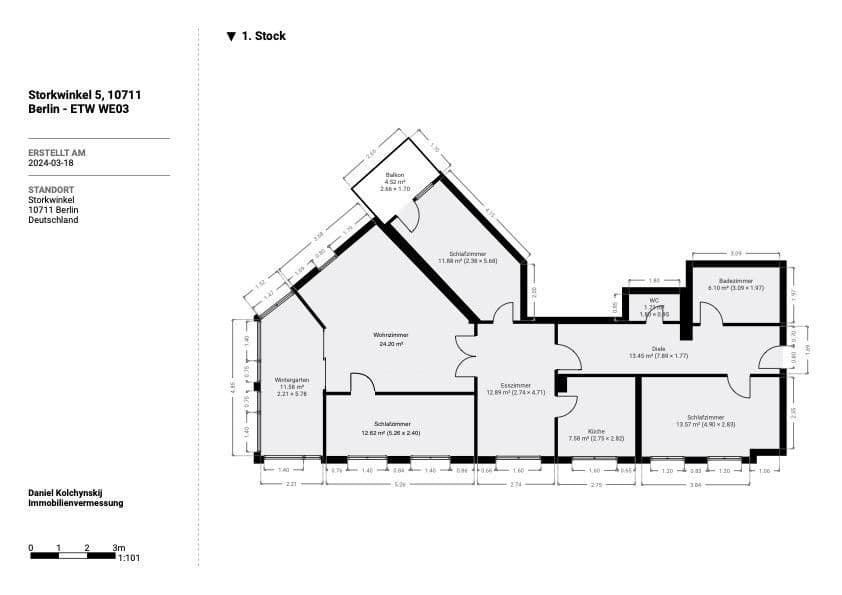 5 bedroom flat for sale, 119 m², Storkwinkel 5, Berlin, Berlin 5 bedroom flat for sale, 119 m², Storkwinkel 5, Berlin, Berlin