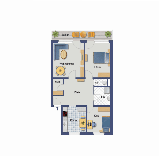 2 bedroom with open-plan kitchen flat to rent, 72 m², Eisengasse 31, Dornbirn, Vorarlberg 2 bedroom with open-plan kitchen flat to rent, 72 m², Eisengasse 31, Dornbirn, Vorarlberg