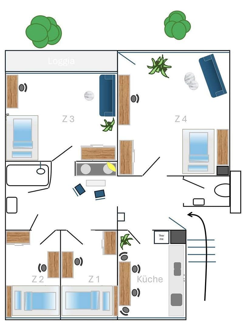 4 bedroom flat for sale, 85 m², Münster, North Rhine-Westphalia 4 bedroom flat for sale, 85 m², Münster, North Rhine-Westphalia