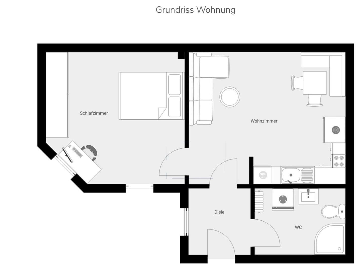 2 bedroom flat for sale, 44 m², Zirndorf, Bavaria 2 bedroom flat for sale, 44 m², Zirndorf, Bavaria
