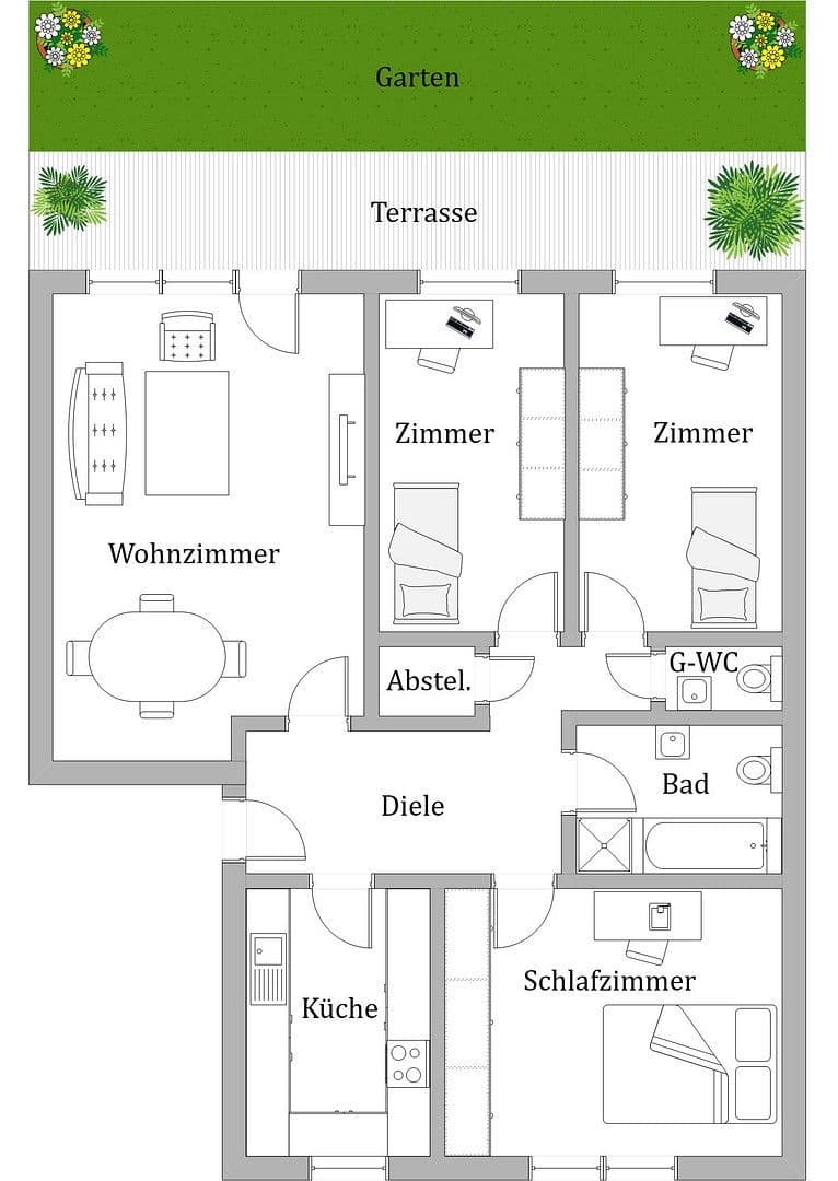 4 bedroom flat for sale, 100 m², Hamburg, Hamburg 4 bedroom flat for sale, 100 m², Hamburg, Hamburg