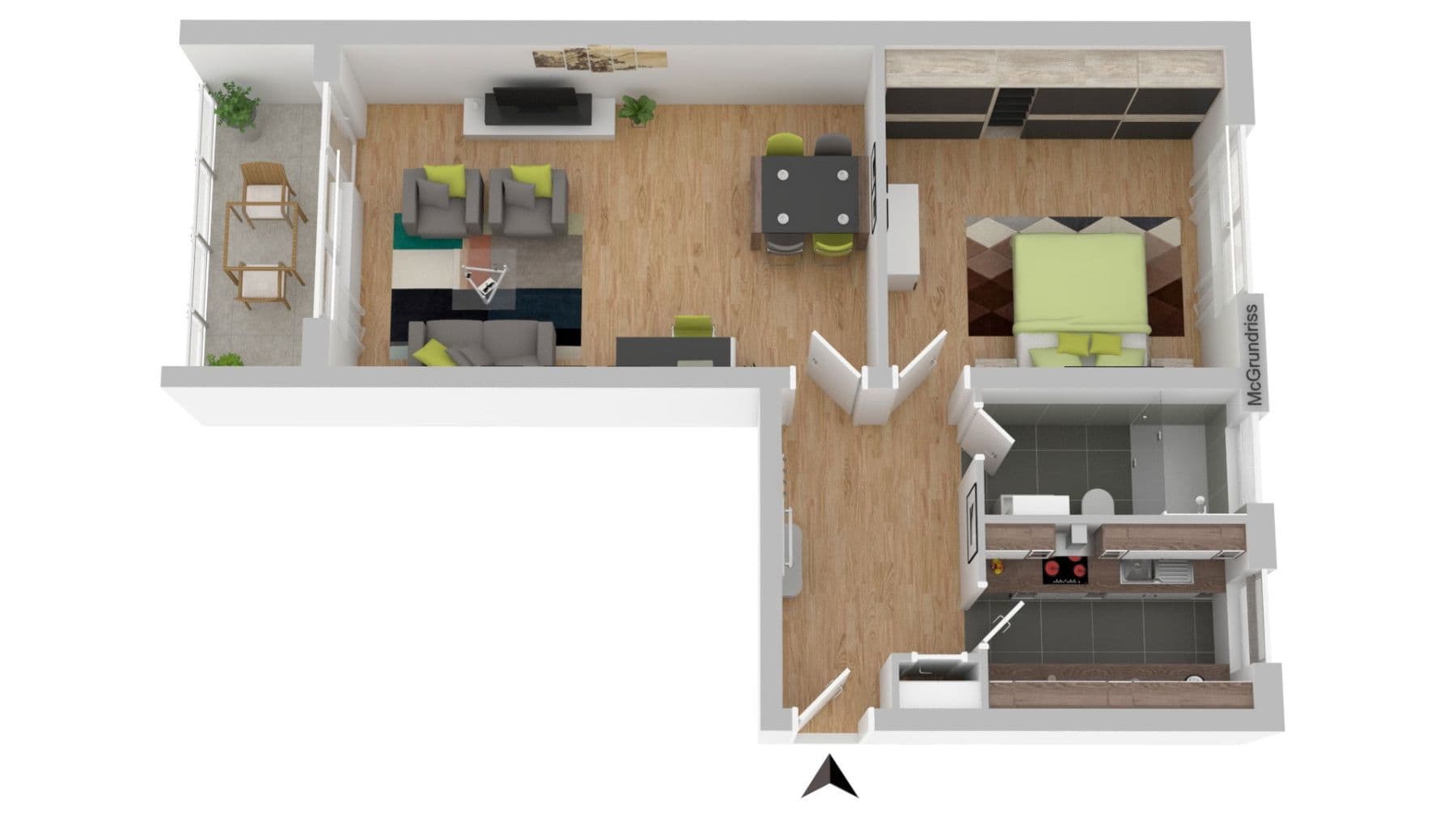 2 bedroom flat to rent, 62 m², Waldstr. 53, Berlin, Berlin 2 bedroom flat to rent, 62 m², Waldstr. 53, Berlin, Berlin