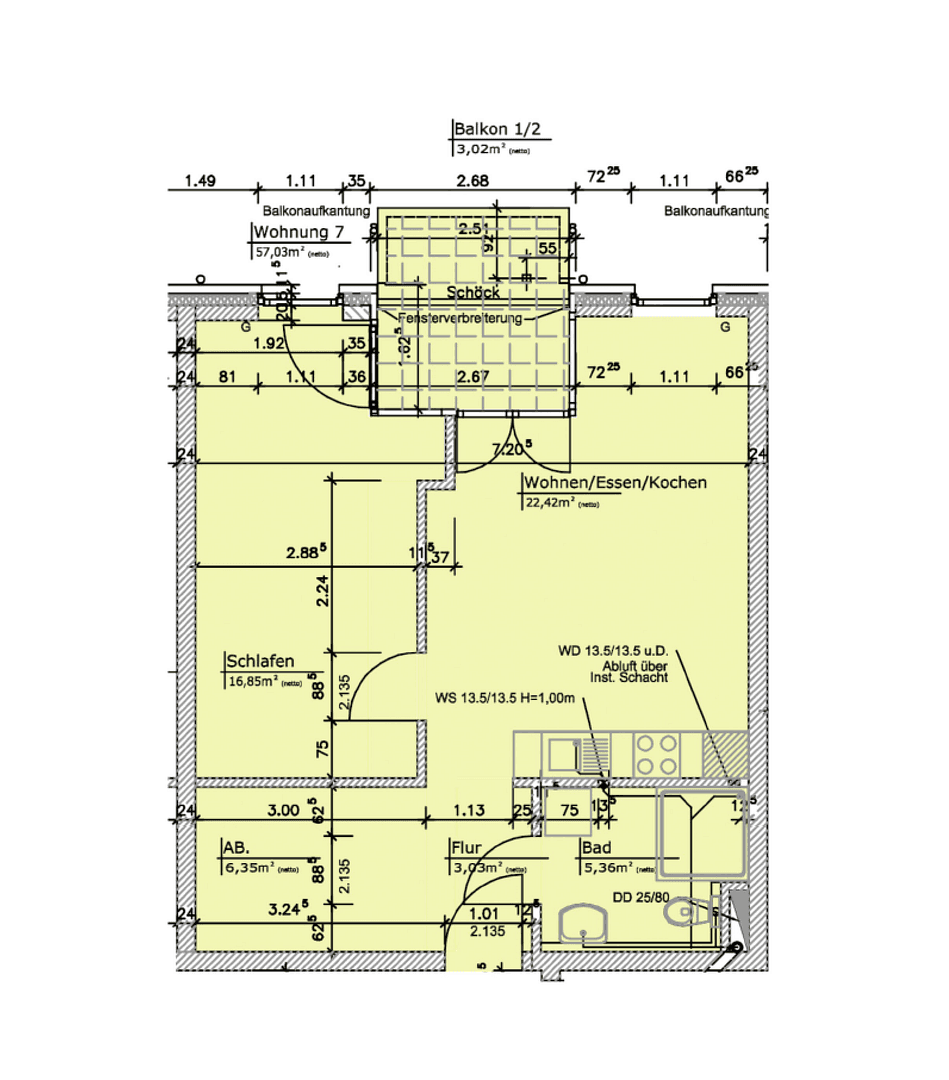 2 bedroom flat to rent, 58 m², Dieckmannstraße 144, Münster, North Rhine-Westphalia 2 bedroom flat to rent, 58 m², Dieckmannstraße 144, Münster, North Rhine-Westphalia