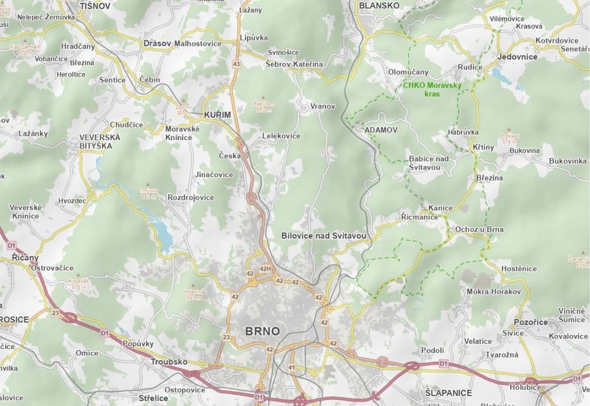 plot for sale, 8,917 m², Jinačovice, Jihomoravský Region plot for sale, 8,917 m², Jinačovice, Jihomoravský Region