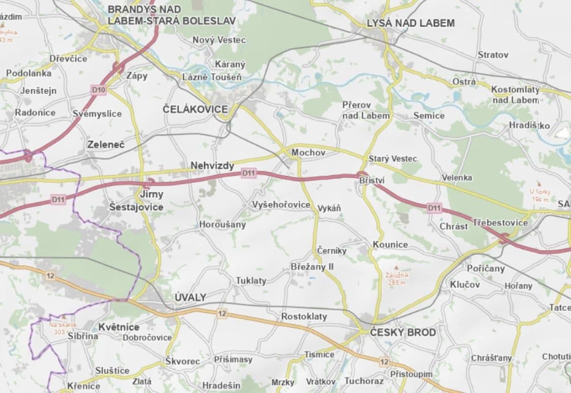 plot for sale, 8,150 m², Černíky, Středočeský Region plot for sale, 8,150 m², Černíky, Středočeský Region