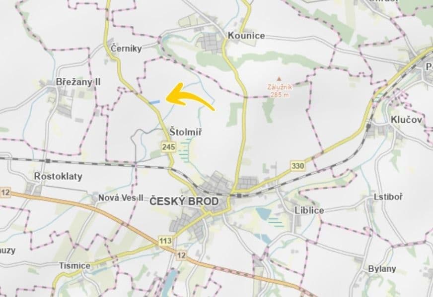 plot for sale, 9,423 m², Český Brod, Středočeský Region plot for sale, 9,423 m², Český Brod, Středočeský Region