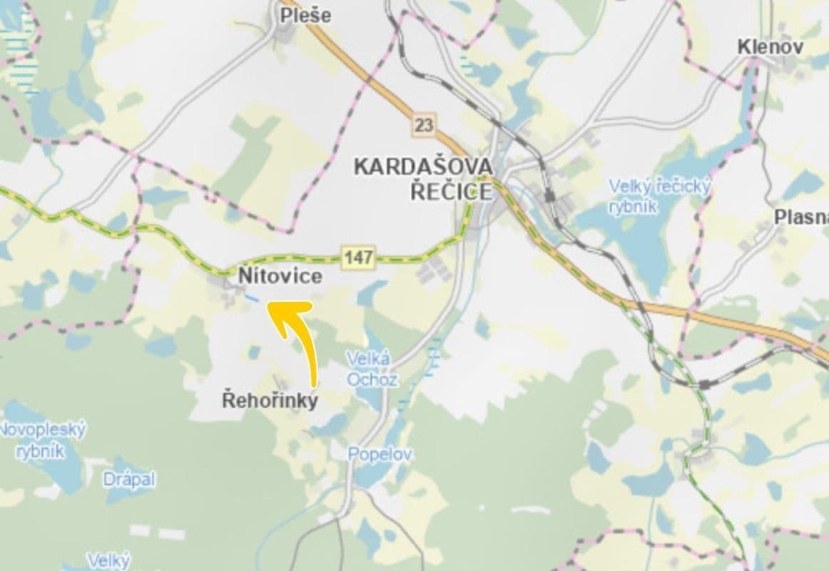 plot for sale, 204 m², Kardašova Řečice, Jihočeský Region plot for sale, 204 m², Kardašova Řečice, Jihočeský Region