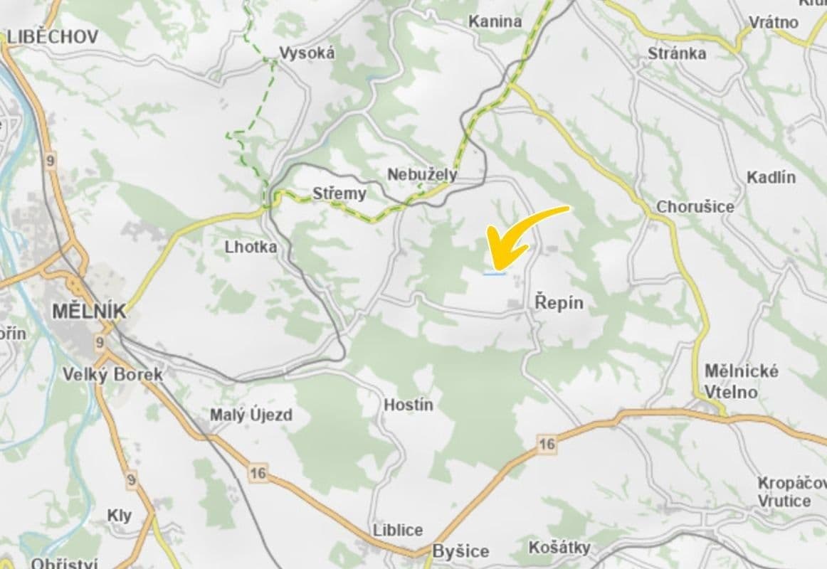 plot for sale, 191 m², Řepín, Středočeský Region plot for sale, 191 m², Řepín, Středočeský Region