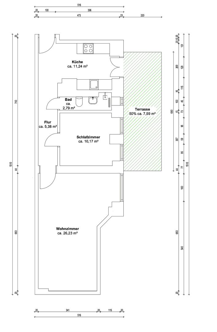 2 bedroom flat for sale, 64 m², Brauhofstraße 16, Berlin, Berlin 2 bedroom flat for sale, 64 m², Brauhofstraße 16, Berlin, Berlin