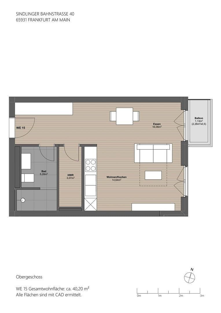 1 bedroom flat to rent, 41 m², Frankfurt, Hesse 1 bedroom flat to rent, 41 m², Frankfurt, Hesse